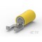 Te Connectivity Fork Terminal, #6 Stud Size, 10 AWG, 300 V, Nylon Insulated, Yellow 8-325150-2 - alternate 1